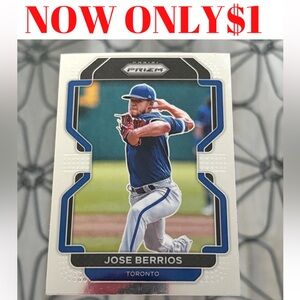 Jose Berrios 2022 Panini Prizm Toronto Blue Jays Baseball Card